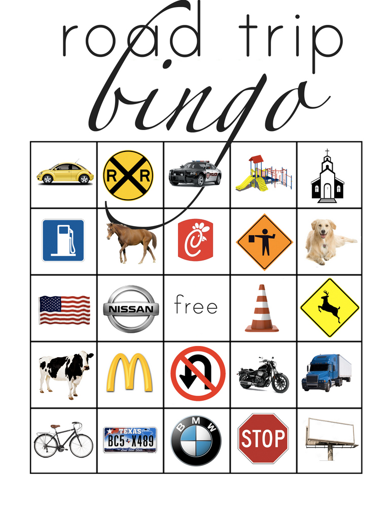 Travel Bingo Game Printable
